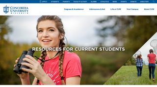 Resources for Current Students - Concordia University Wisconsin