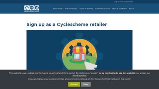 Sign up as a Cyclescheme retailer - Cyclescheme