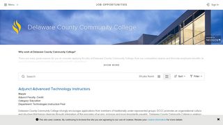 Delaware County Community College - SchoolJobs