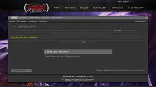 Lost Password Recovery Form - Dungeons & Dragons Online Forums