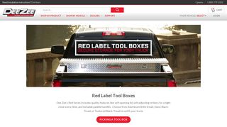 Dee Zee Red Label Tool Boxes