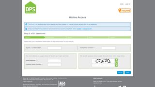 Online Access - Deposit Protection Service