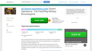 Access uk.desert-operations.com. Desert Operations - The ...