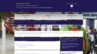 Bachelor's programmes at Aalborg University