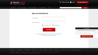 Register a New Account | BrandCrowd