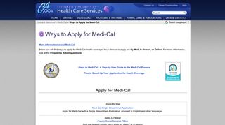 Ways to Apply for Medi-Cal - California Department of Health Care ...
