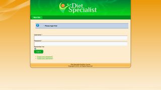 Diet Specialist Nutrition Course