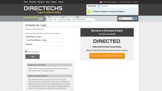 Directechs.com - Login