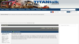 Directechs.com Login - Nissan Titan Forum