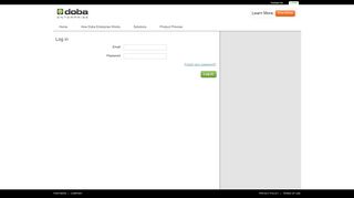 Member log in | Doba Enterprise