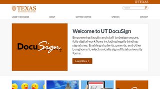 DocuSign | The University of Texas at Austin