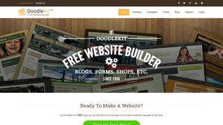 Doodlekit Free Website Builder