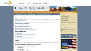Licenses - New York State Department of State