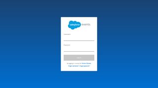 Salesforce Events - Log In