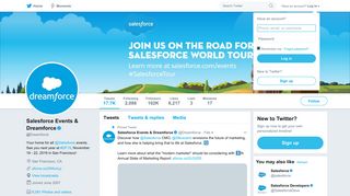 Dreamforce: Salesforce Events (@Dreamforce) | Twitter