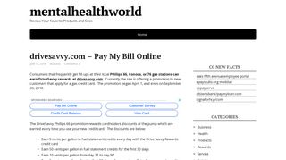 drivesavvy.com - Pay My Bill Online - mentalhealthworld