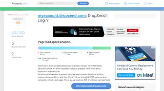 Access myaccount.dropsend.com. DropSend | Login