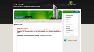 Apply for jobs in online - Dubai Jobs