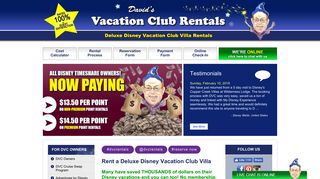 DVC Rentals from Davids Disney Vacation Club Point Rentals