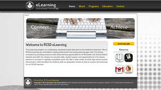 RCSD eLearning Welcome Page