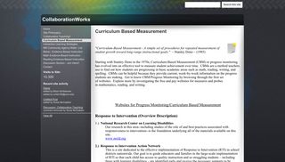 Curriculum Based Measurement - CollaborationWorks - Google Sites