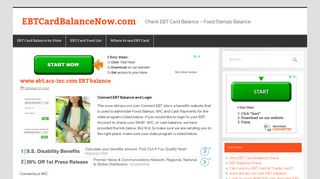 www.ebt.acs-inc.com EBT balance - EBTCardBalanceNow.com
