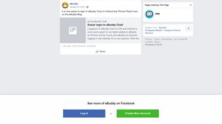 eBuddy - It is now easier to login to eBuddy Chat on... | Facebook