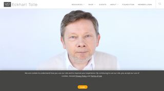 Home - Eckhart Tolle | Official Site - Spiritual Teachings and Tools For ...