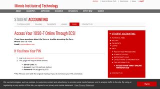 Access Your 1098-T Online Through ECSI | Student Accounting ...