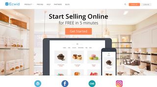 #1 Free E-commerce Shopping Cart & Online Store Solution - Try Ecwid!