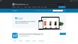 Ecwid Ecommerce Shopping Cart | WordPress.org