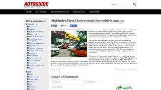 Mahindra First Choice Wheels   (MFCWL) online vehicle auction ...