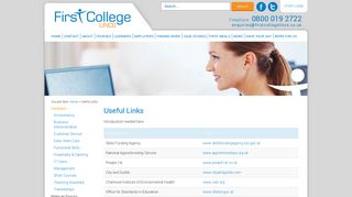 Useful Links - First College Lincs