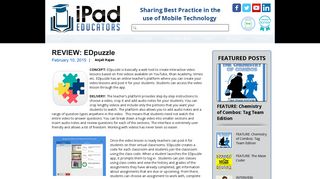 REVIEW: EDpuzzle | Ipad Educators