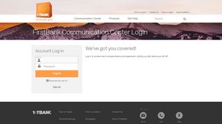 FirstBank Communication Center Login