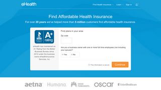 Get Health Insurance - Quote, Compare, and Enroll - eHealth Insurance