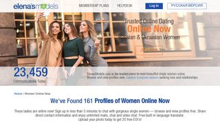 Find & Date Single Women Online Now | Elena's Models