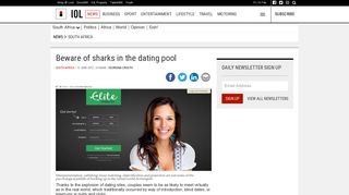 Beware of sharks in the dating pool | IOL News