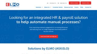 HRIS, HRMS & HCM Software Solutions by ELMO