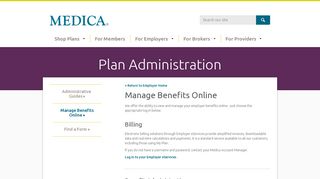 Medica | Manage Benefits Online for Employers