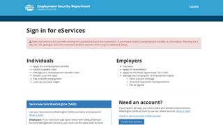 Employment Security - Login
