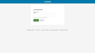 Engrade - Lost Password