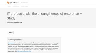 IT professionals: the unsung heroes of enterprise – Study - Press ...