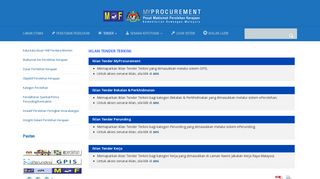 Iklan Tender Terkini | MyprocurementMyprocurement