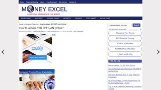 How to update KYC EPF UAN Online? - MoneyExcel