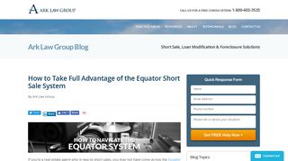 How to Take Full Advantage of the Equator Short Sale System