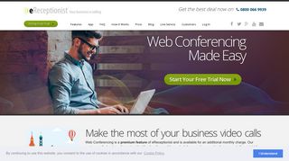 Web Conferencing Made Easy | eReceptionist