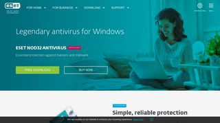 Legendary Antivirus for Windows | ESET