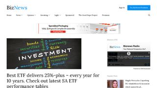SA's best ETF produces at least 25% every year for 10 years