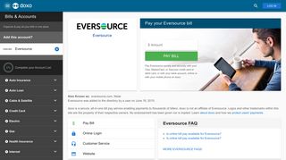 Eversource: Login, Bill Pay, Customer Service and Care Sign-In - Doxo